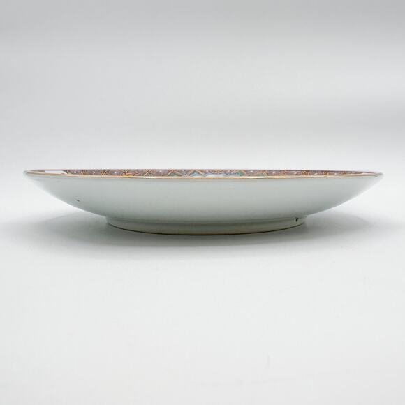 Japanese Imari Tachikichi Plate – Nanban Ship & Traders Motif Vintage - Picture 9 of 12